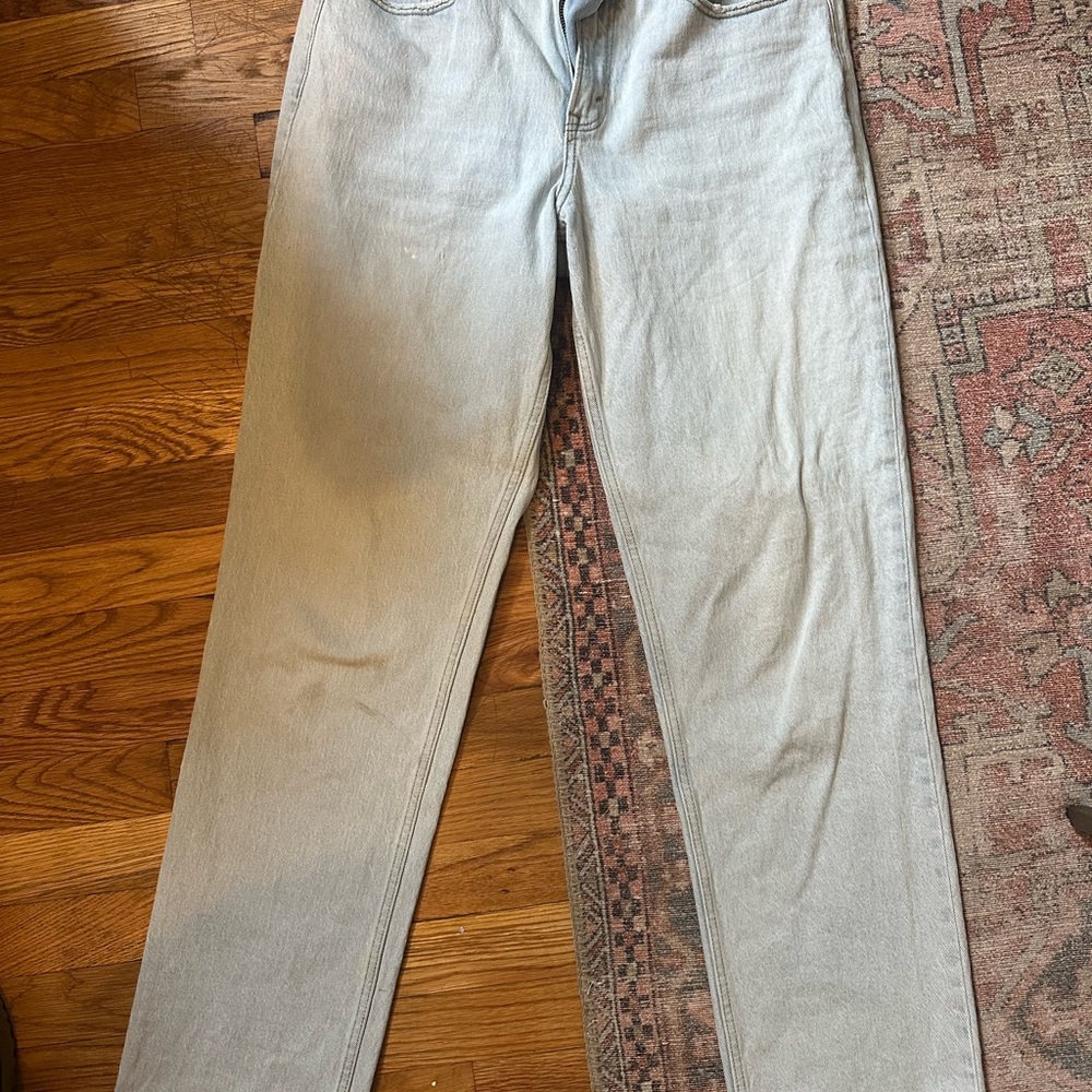 Abercrombie & Fitch Blue Straight Leg Jeans